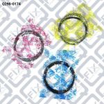 Кільця поршневі Q296-0174